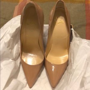 Christian Louboutin Nude So Kate Pump Heels